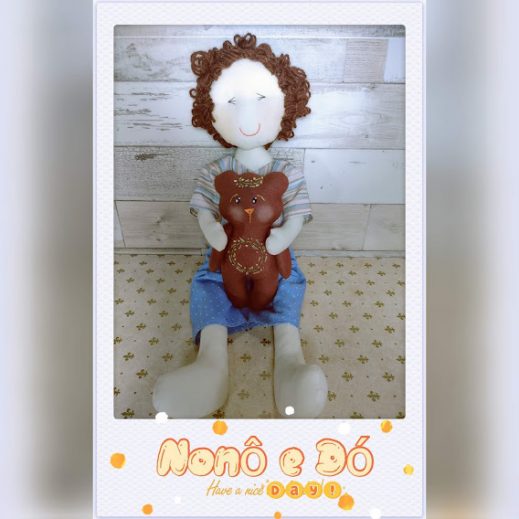 Boneco Nono + Mascote Urso Dó